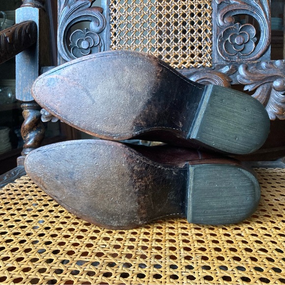 Women’s Brown Frye Billie Western Ankle Boots - Picture 11 of 14